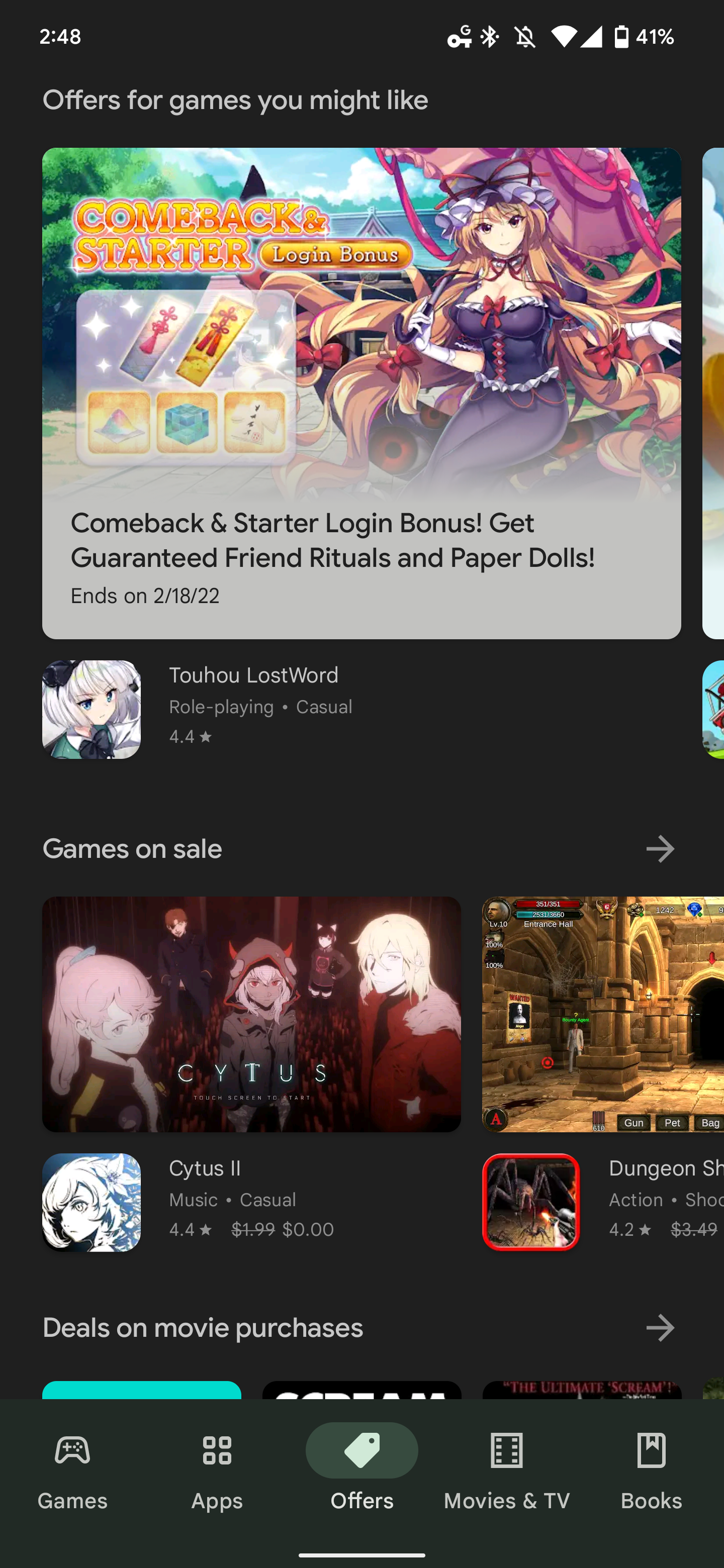Google rolling out 'Offers' tab in the Play Store for some - 9to5Google