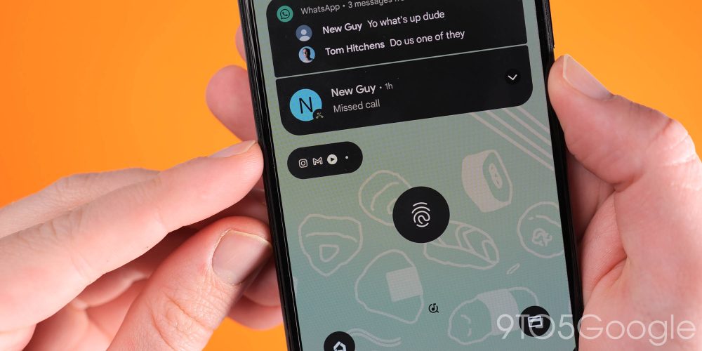 Android 13 Developer Preview 2 lockscreen notification bundle tweaks