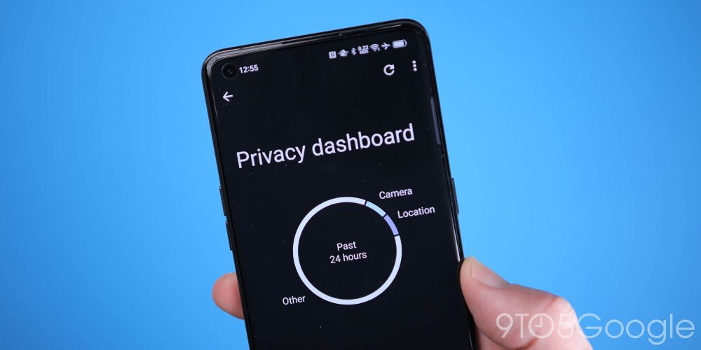 Privacy dashboard feature running on ColorOS 12