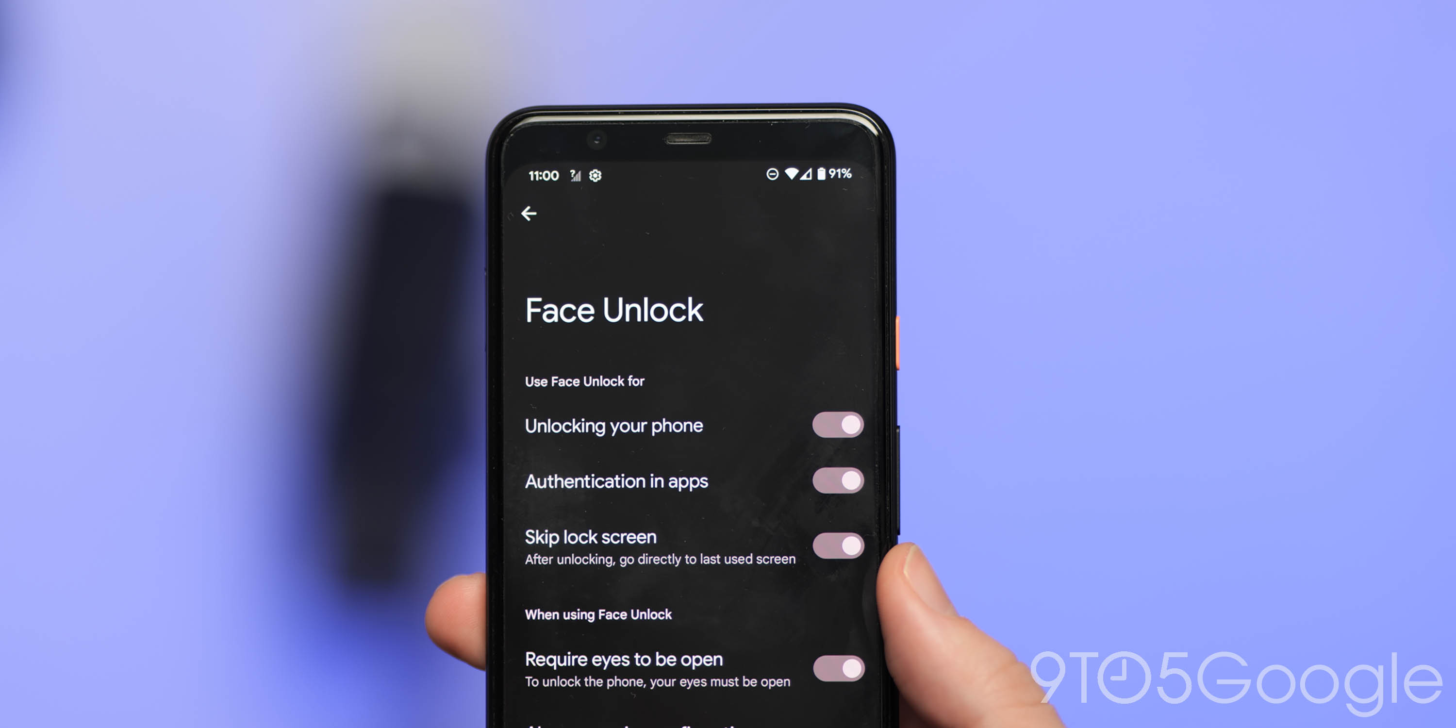 Android 13 wish list - software-based Face unlock
