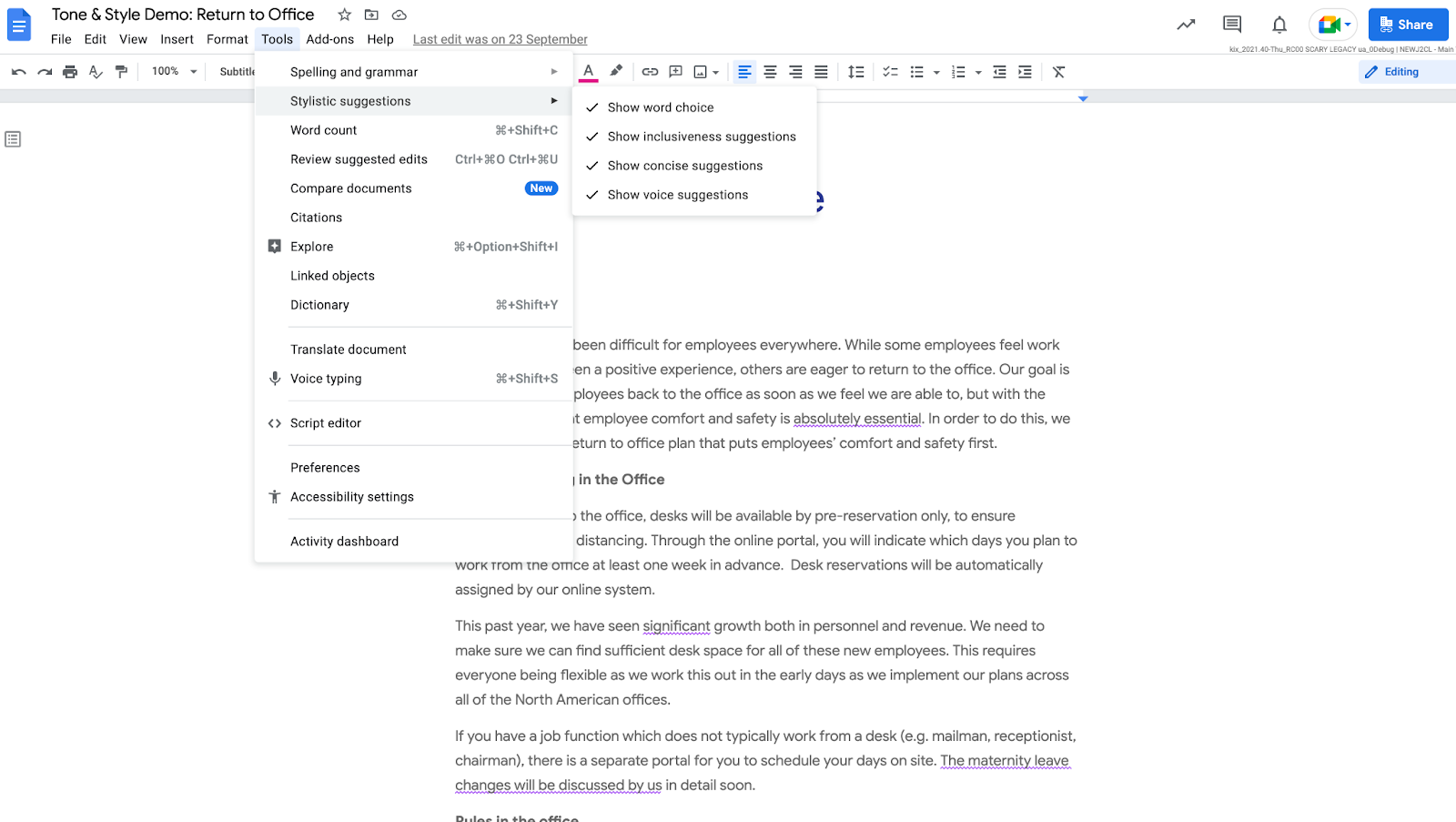 Level up your writing game with these google docs tricks