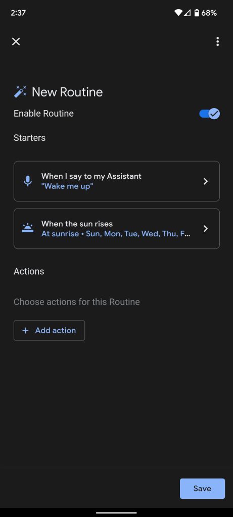 Cómo configurar acciones retrasadas en las acciones de Google Home Assistant