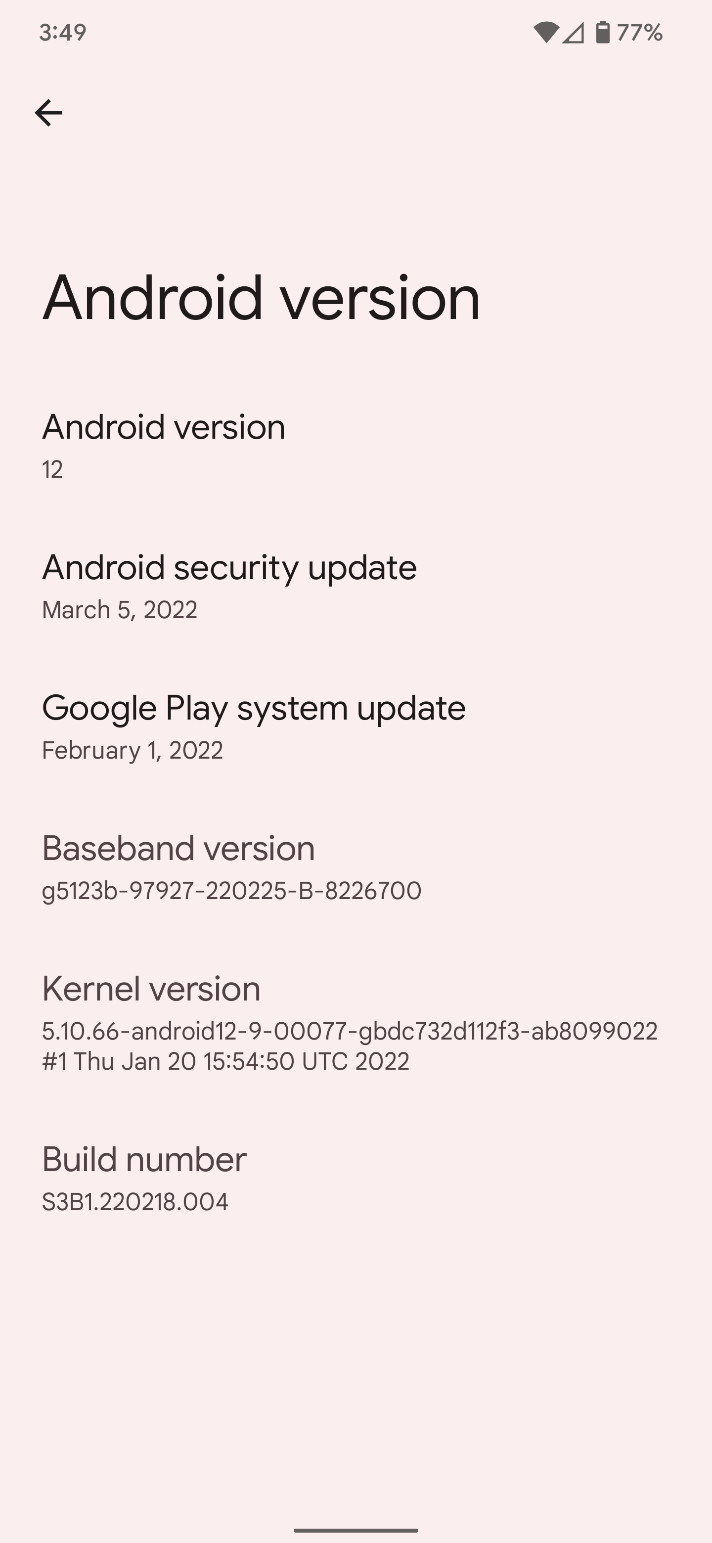 GOOGLE PLAY SYSTEM UPDATE FEBRUARY 2023 visual data 3
