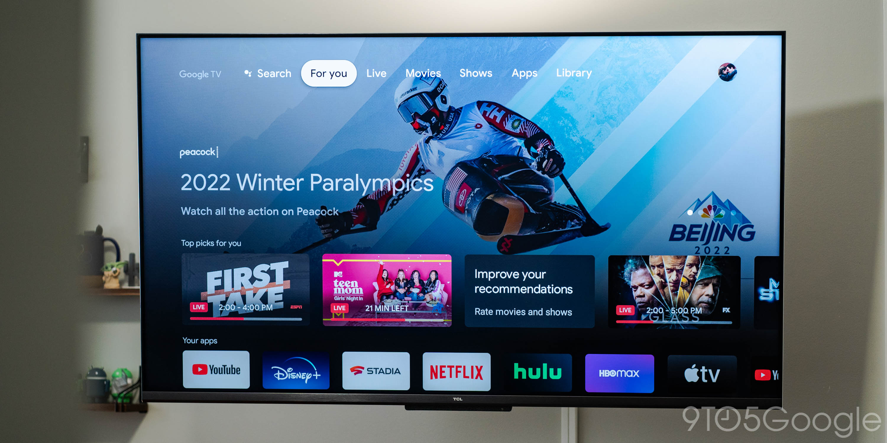 Review: TCL 6-Series Google TV doesn't break the bank - 9to5Google