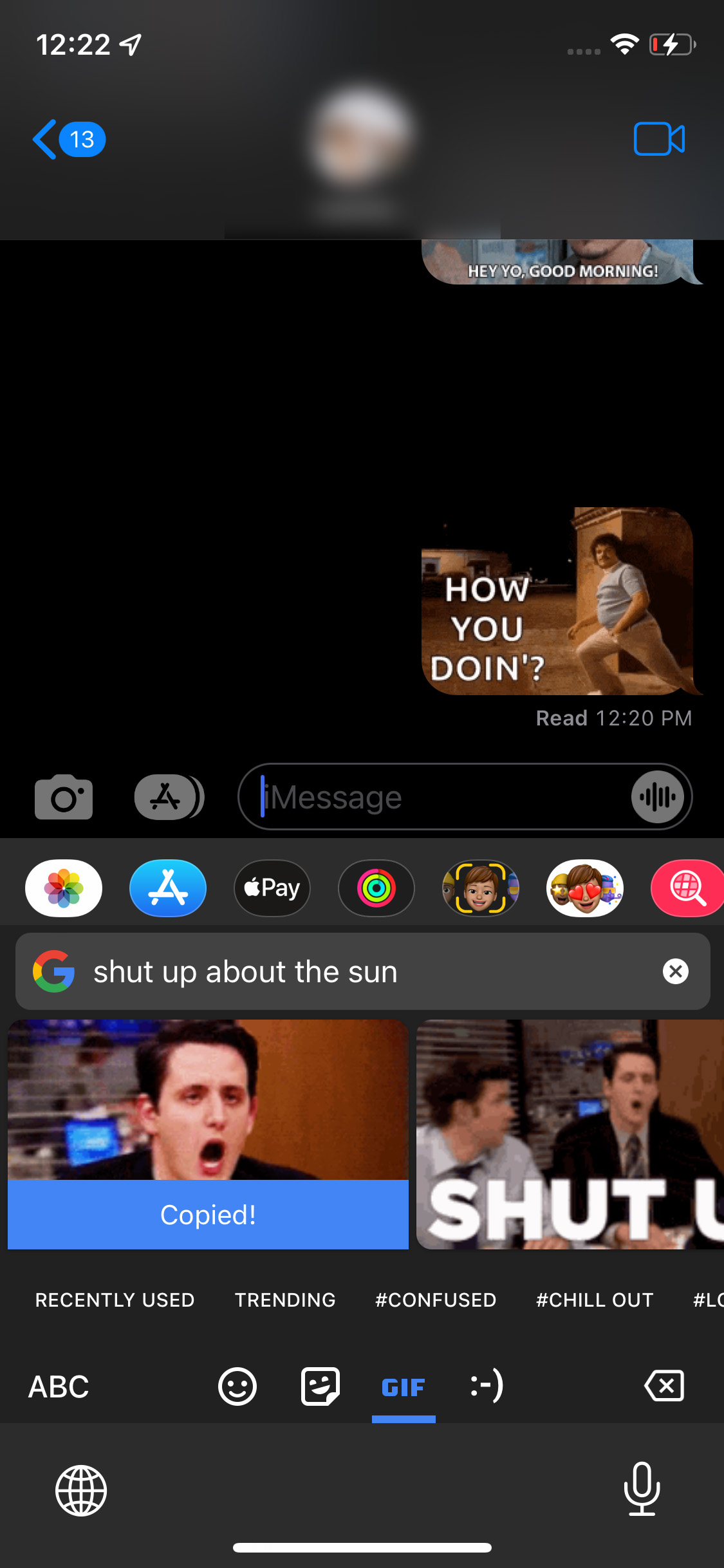 gif keyboard iphone 12