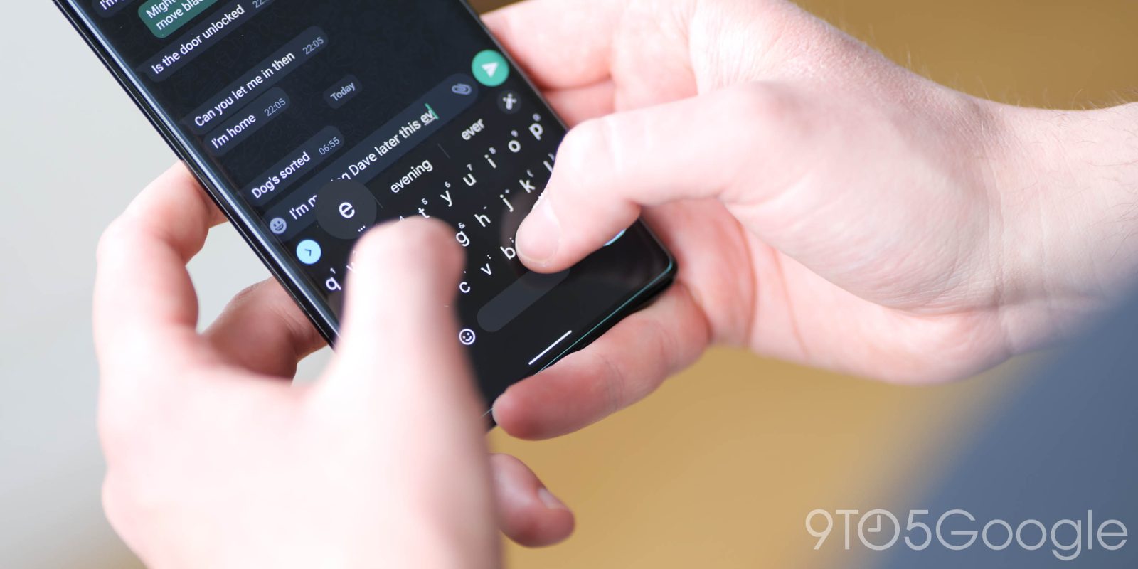 Gboard split keyboard rolling out on Android tablets