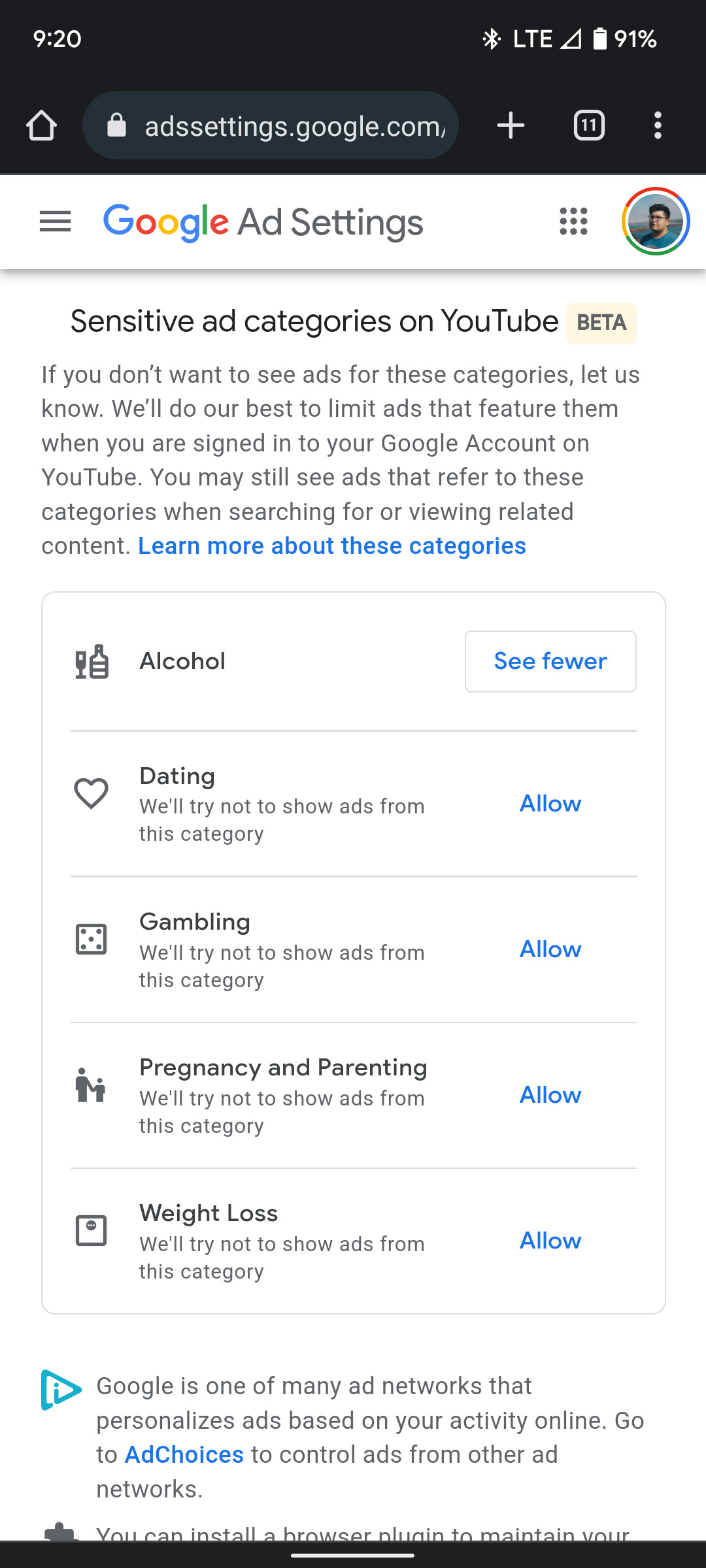 How To Turn Off/limit Certain Types Of Ads On YouTube - 9to5Google