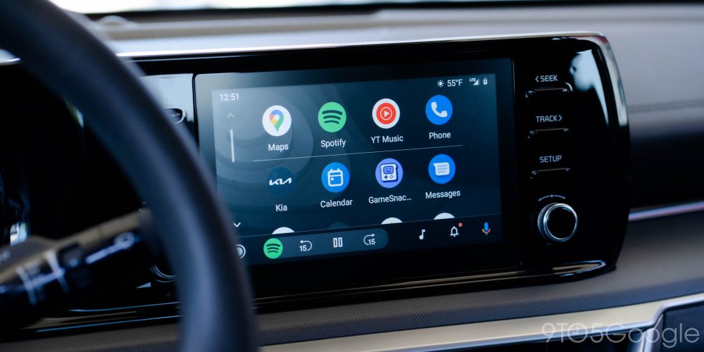 android auto wireless dash in car