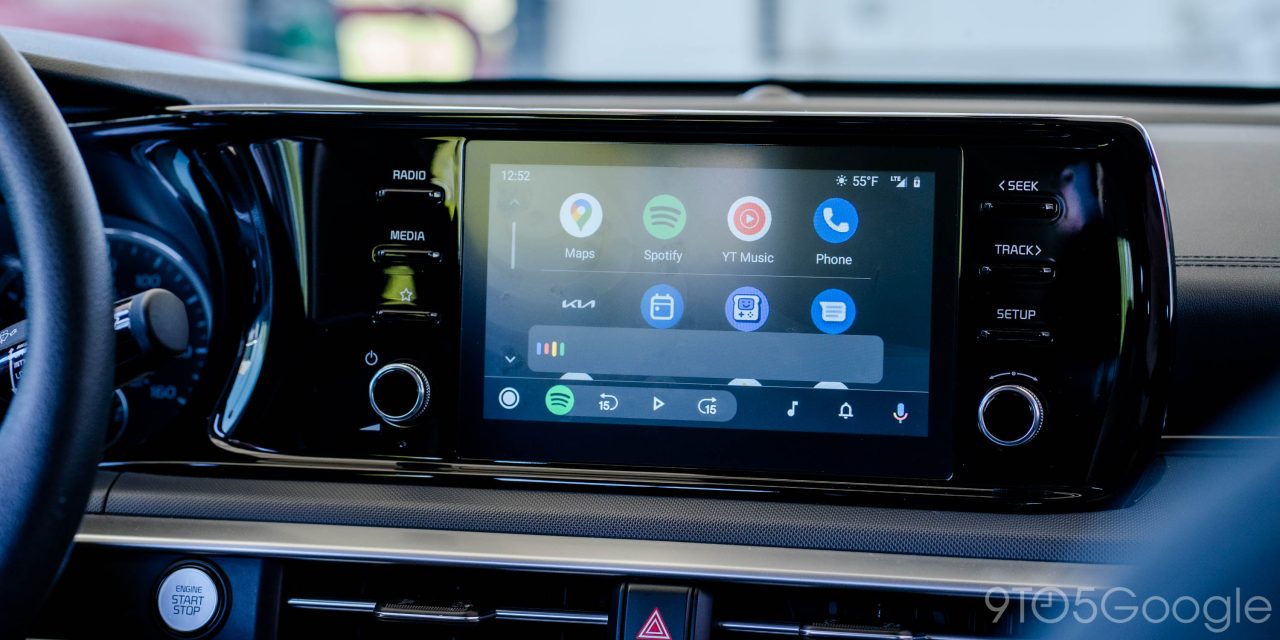 Android Auto Google Assistant view