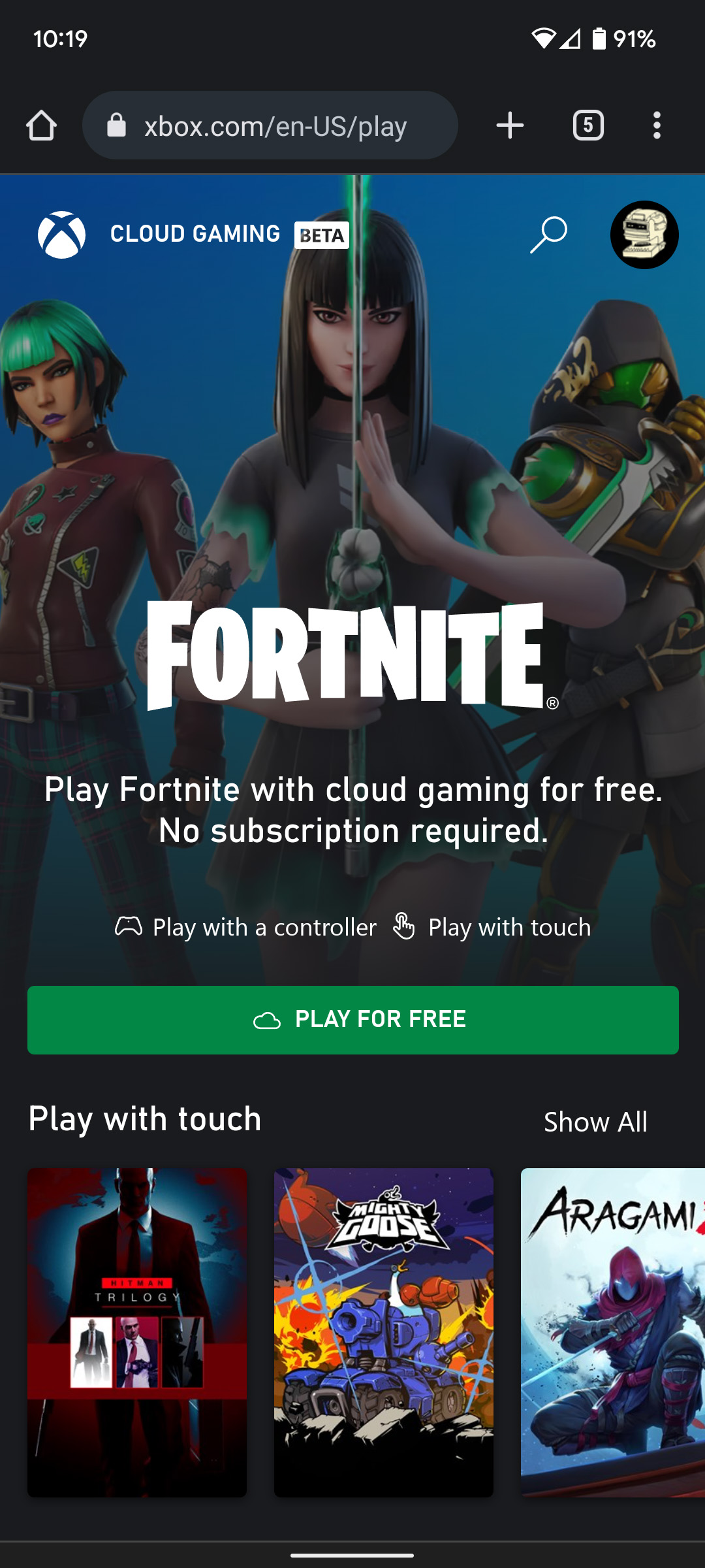 Fortnite Now Available On Xbox Cloud Gaming: How To Play - 9to5Google