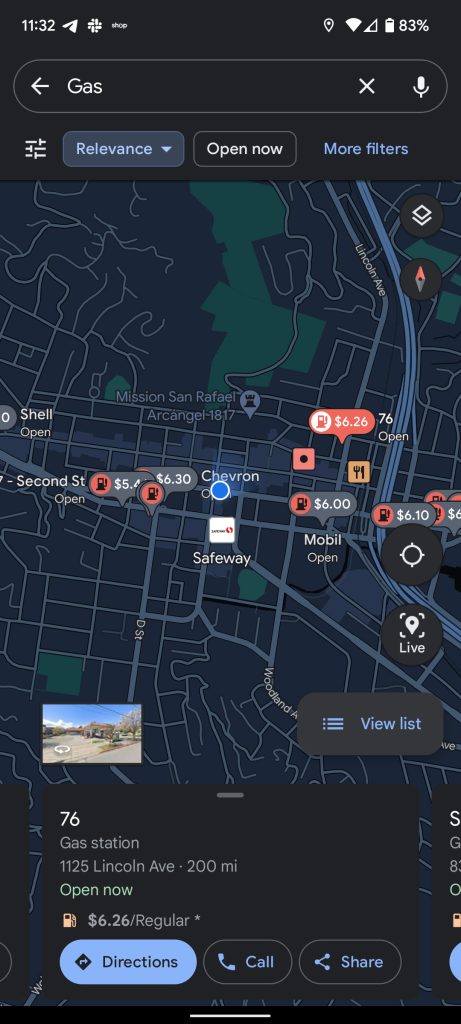 Gas Prices On Google Maps How To 4
