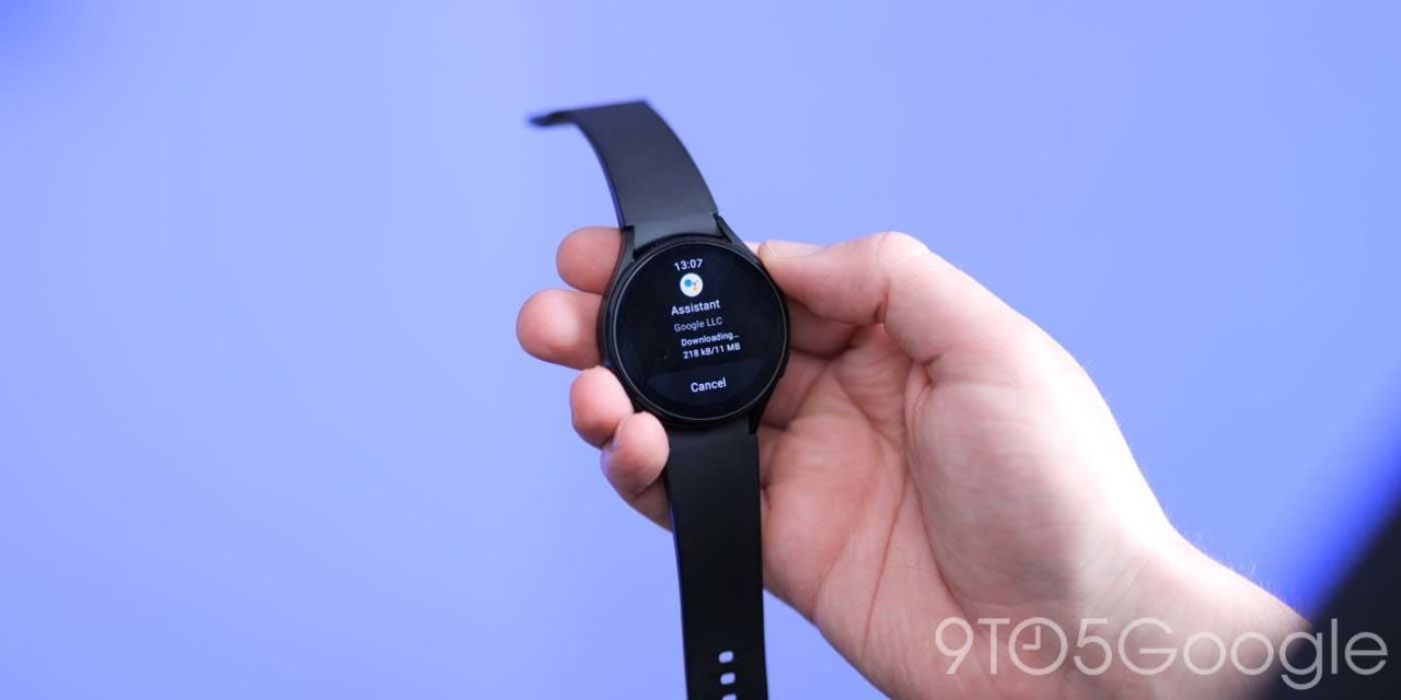 Google Assistant on a Samsung Galaxy Watch 4