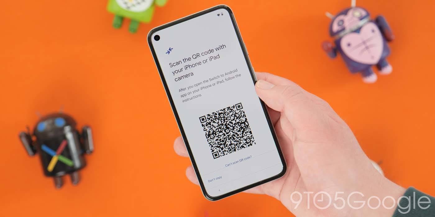 Scan the QR code - how to use switch to android