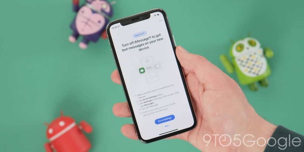 Disable iMessage - How to use Switch to android