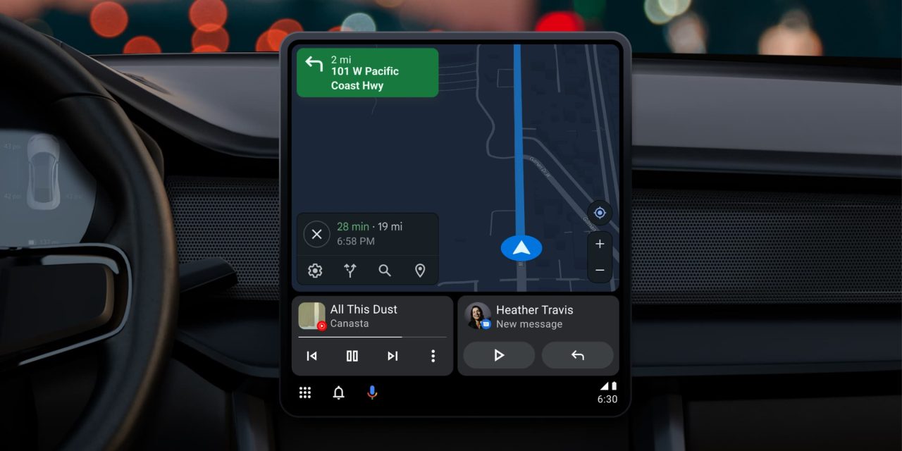 Android Auto coolwalk redesign preview