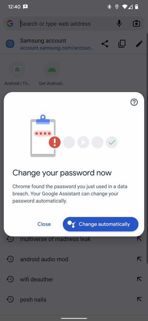 Google Ассистент меняет пароли