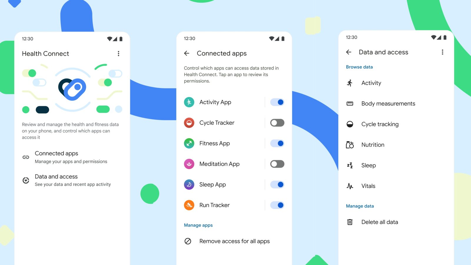 Google Health Connect app