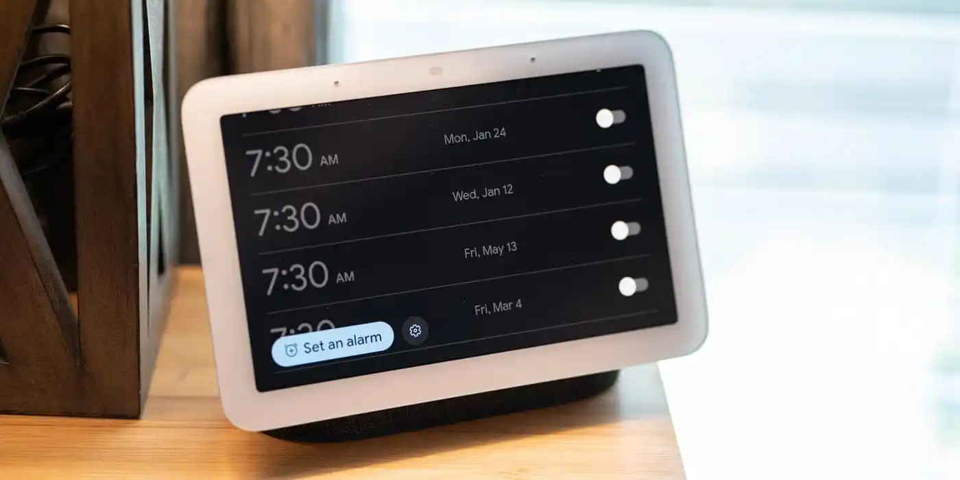 Google home hub as bedside sale clock