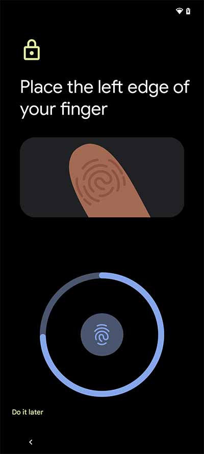 android 13 fingerprint