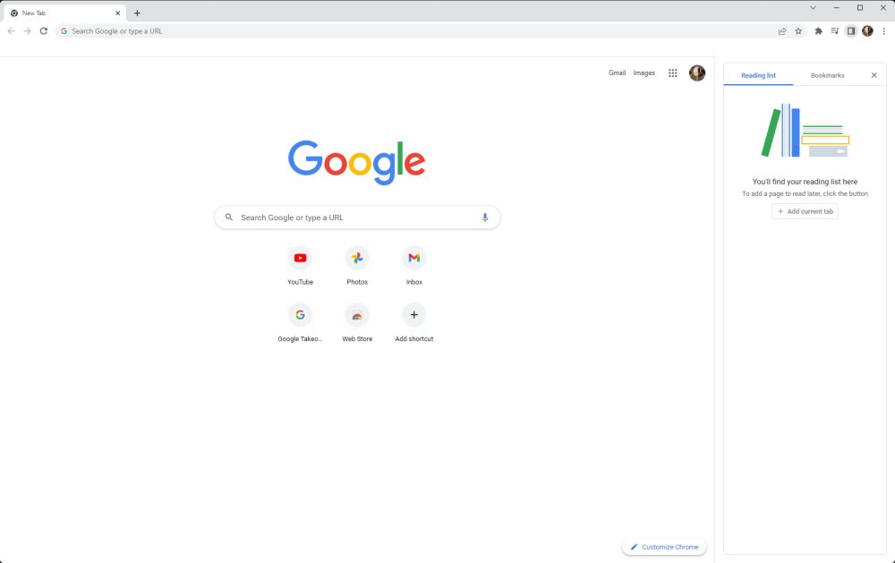 Google Chrome Reading List