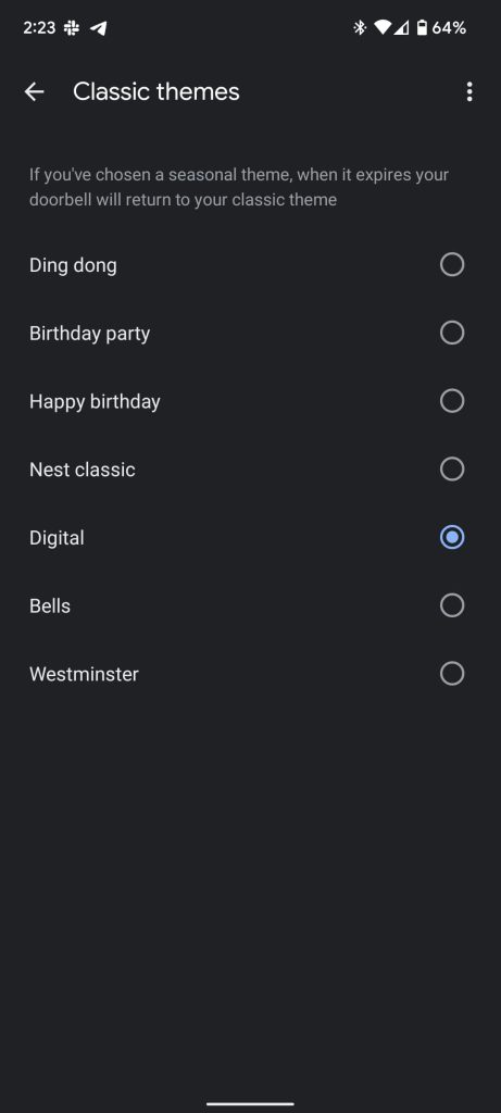 Select ringtone