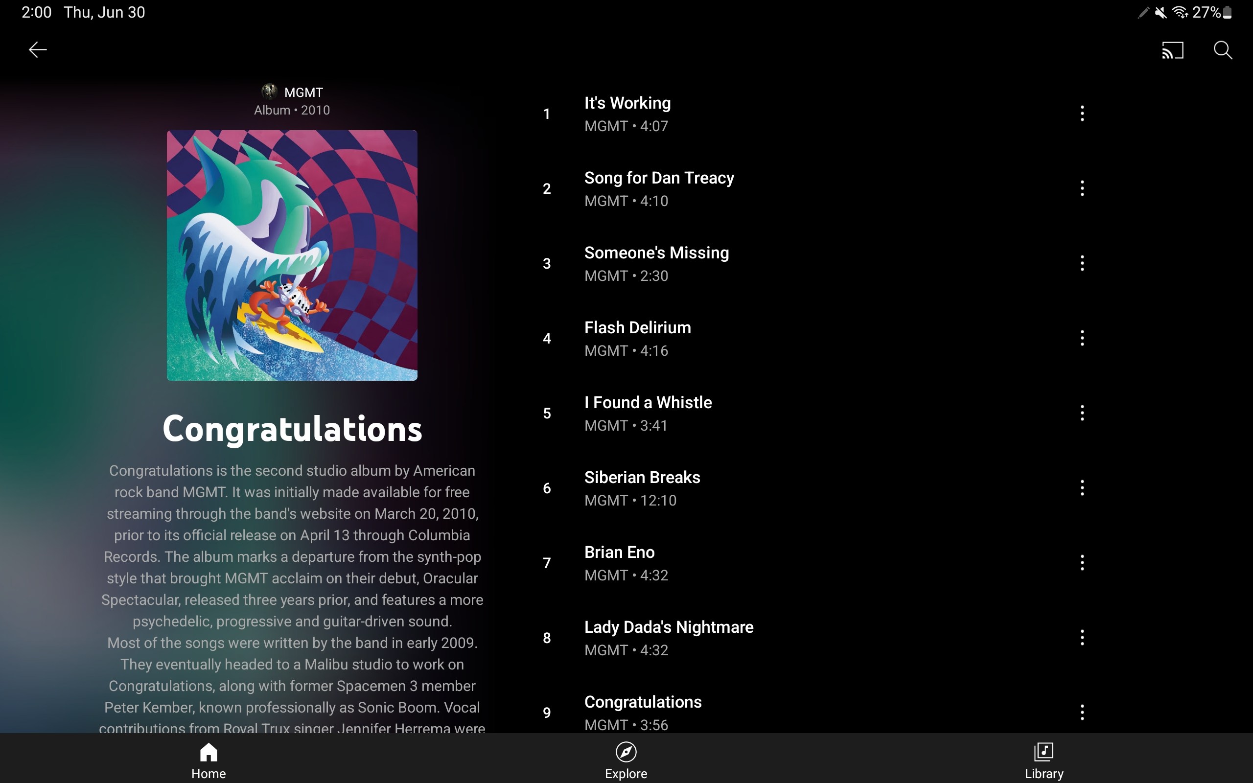 YouTube Music rolls out album UI redesign on Android tablets - 9to5Google