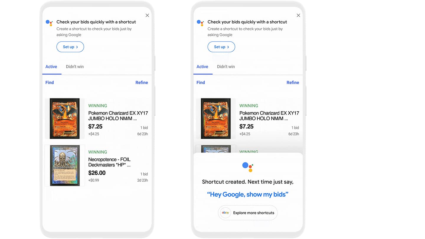 Google Assistant voice apps