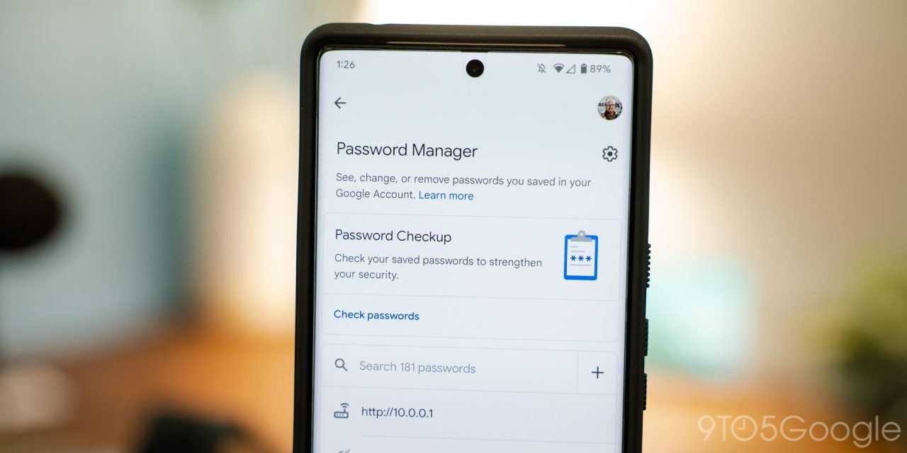 Google Password Manager for Android