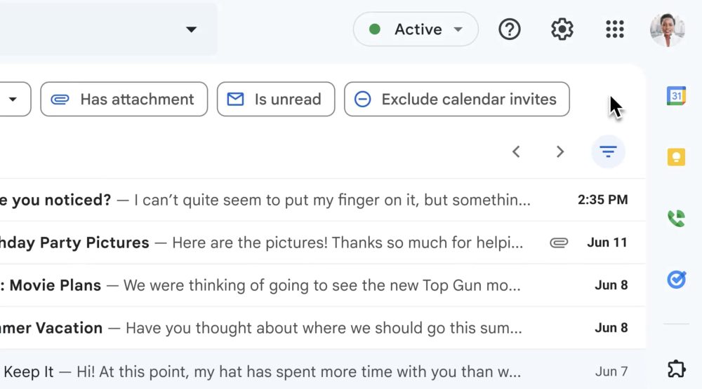  You redesign the Gmail material
