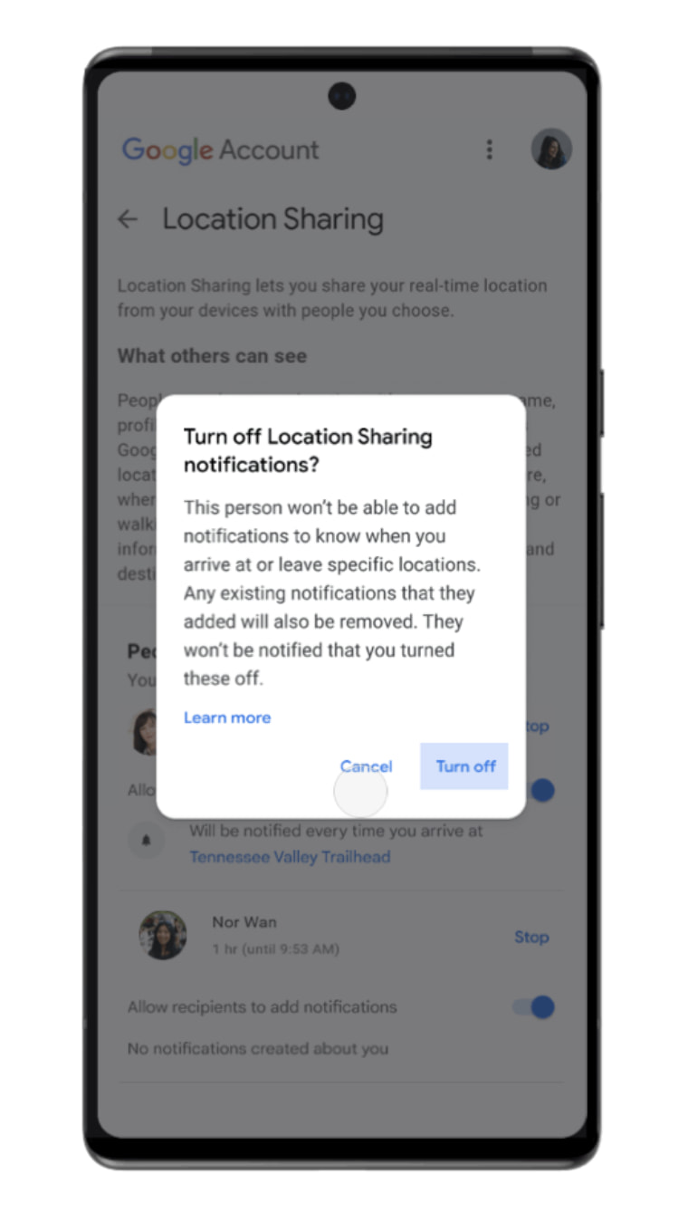 Google Maps location sharing w/ arrival notifications - 9to5Google