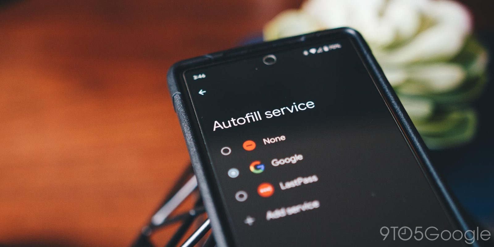 Change autofill settings Android