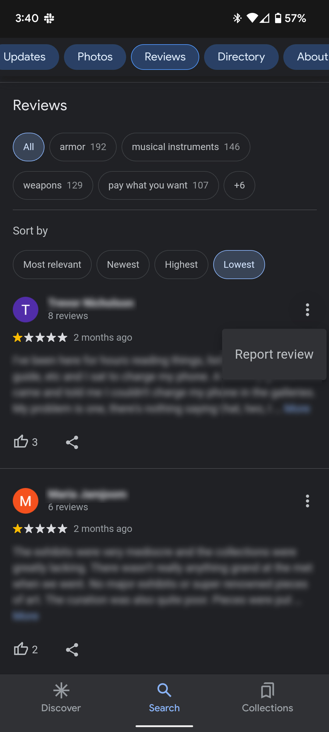 How to flag scam reviews in Google Maps and Search