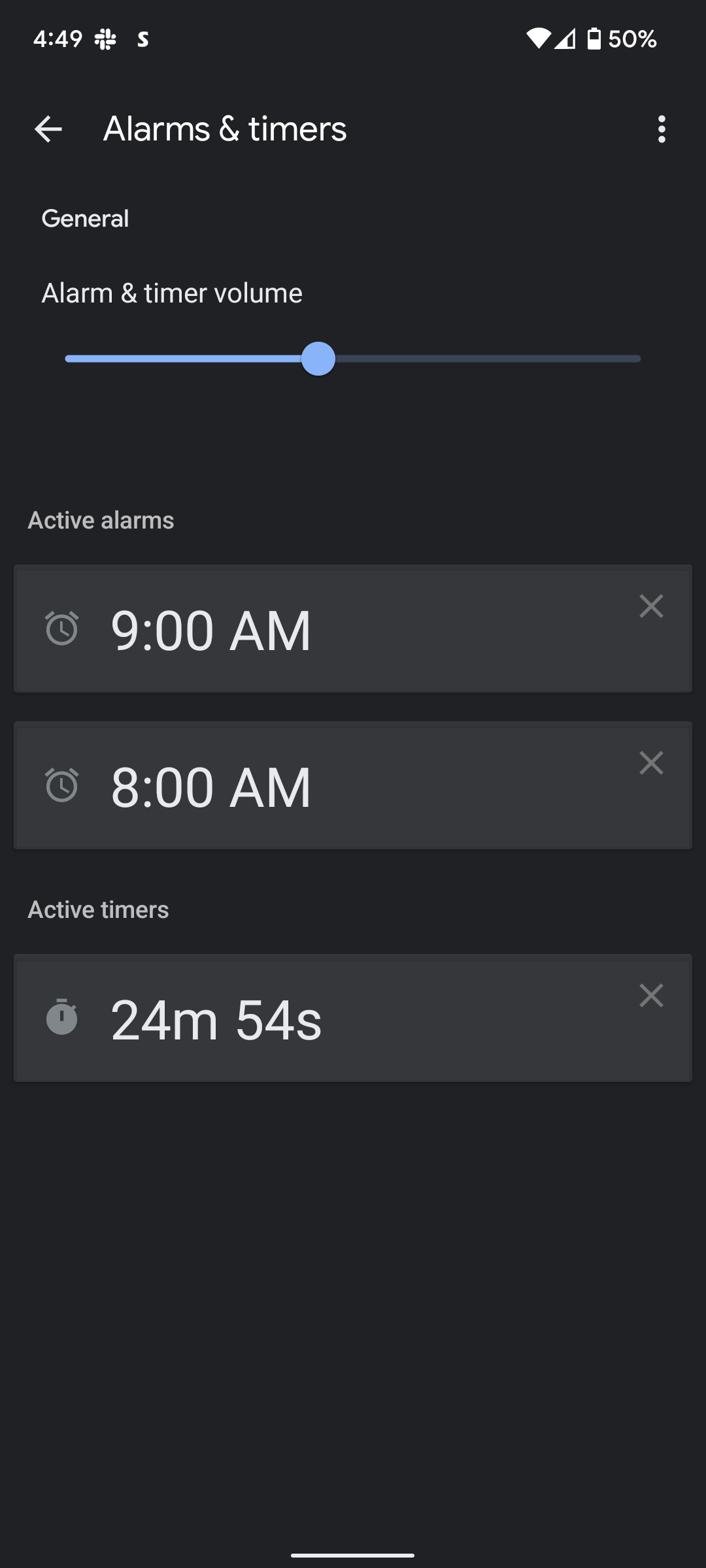 Manage your Nest Hub alarms through the Google Home app Here's how