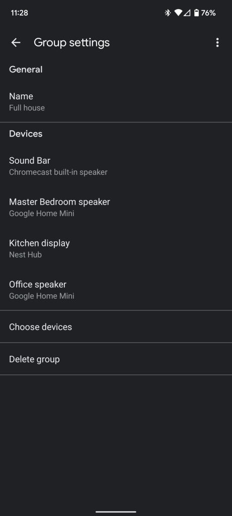 Speaker group adjust delay Google Home 2