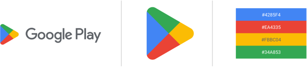 Google Play 10 new logo