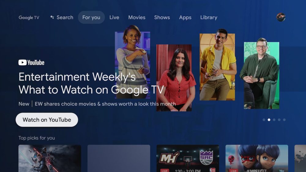 google tv what to watch series