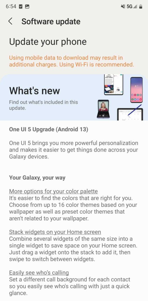 Here's a look at Galaxy S22 runnng Android 13 and One UI 5.0 beta