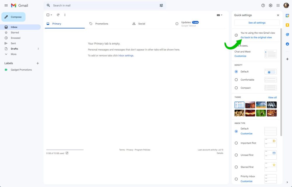 Material de Gmail que diseñas