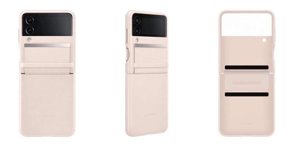 Leather Galaxy Z Flip 4 case