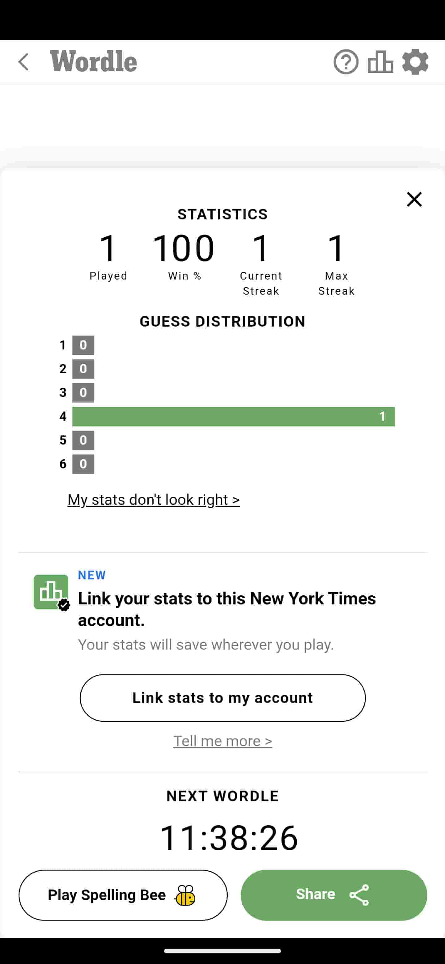 Wordle is now available to play through New York Times Crossword app