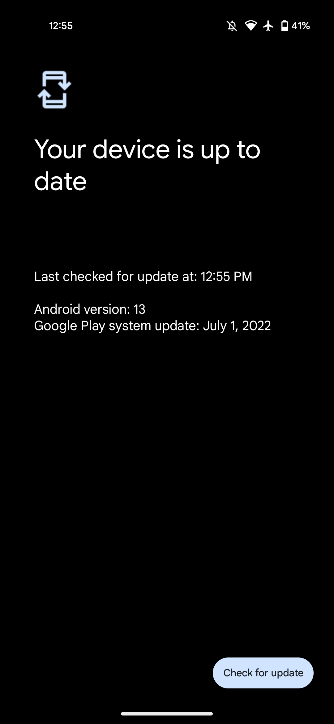 google play system update