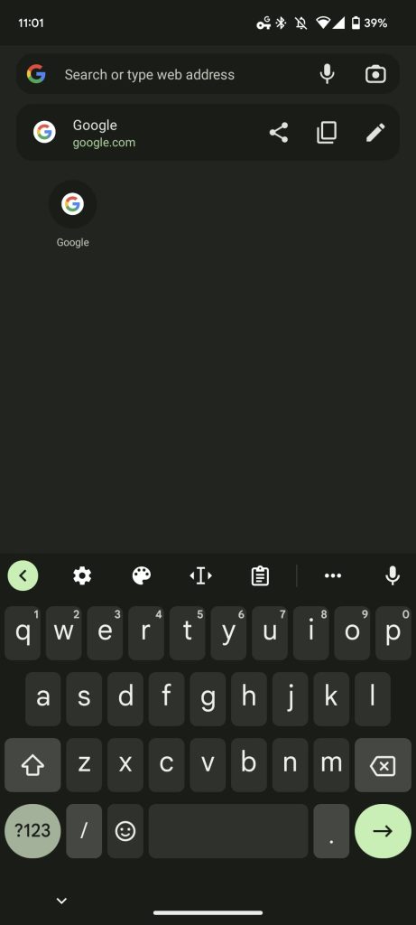 Redesenho da Omnibox do Chrome para Android
