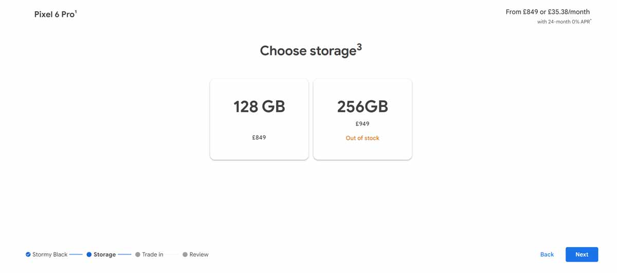 pixel 7 storage
