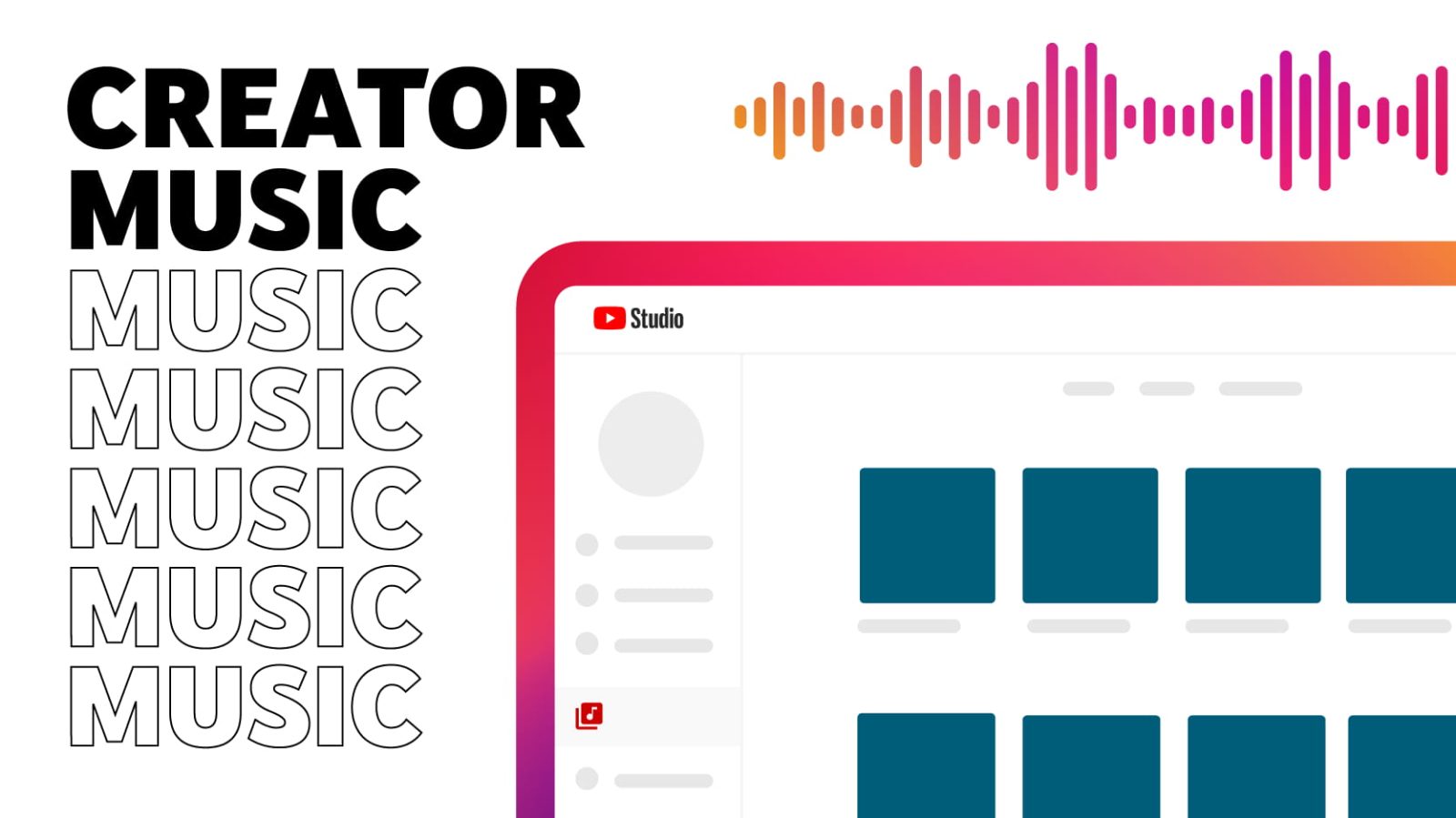 Creator Music now available for all in US YPP, studio  music 