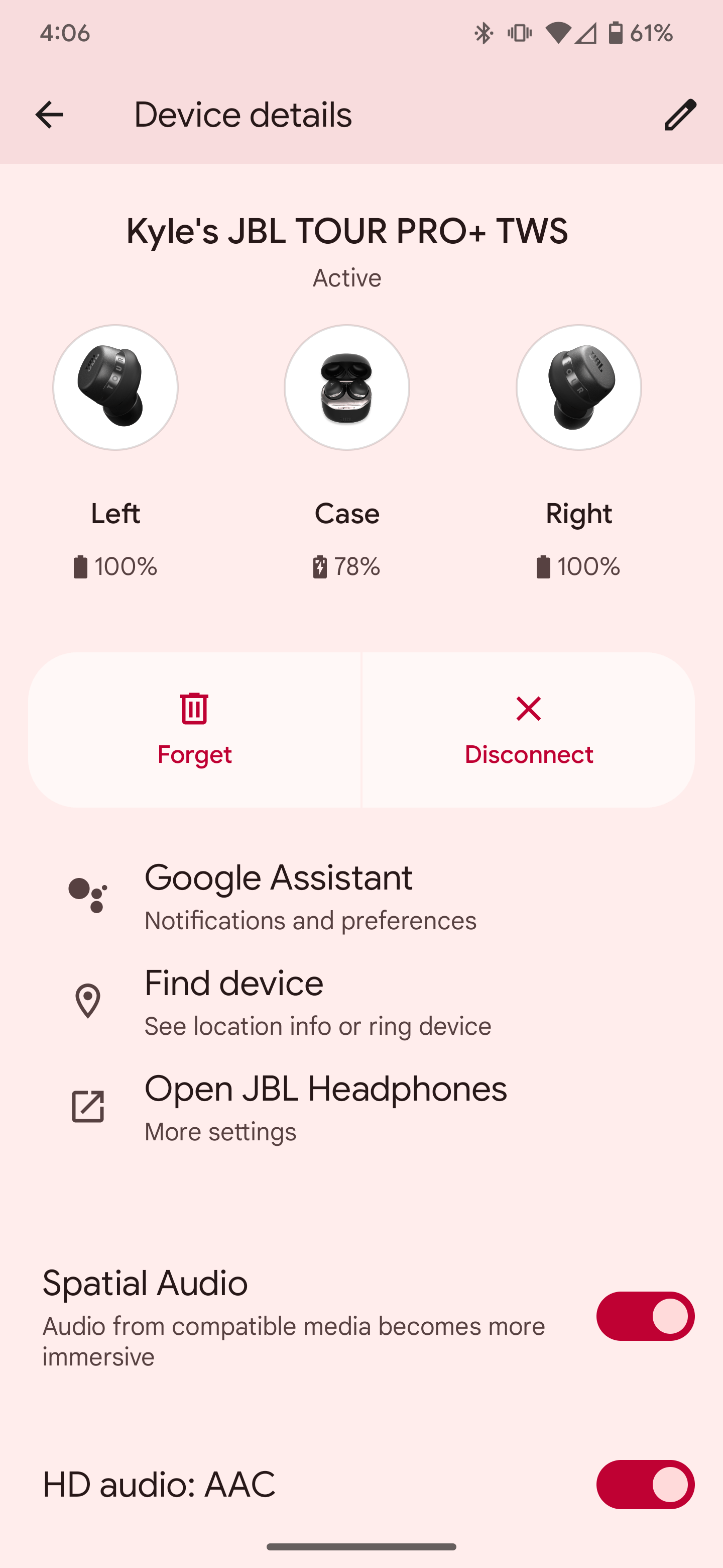 Spatial Audio for Pixel 6 in Android 13 beta, doesn't do much yet