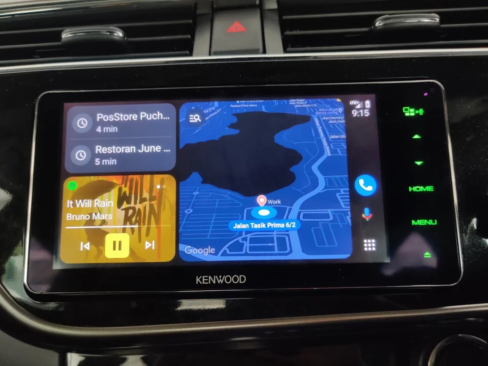 Android Auto CoolWalk incluye un widget de música de doble página