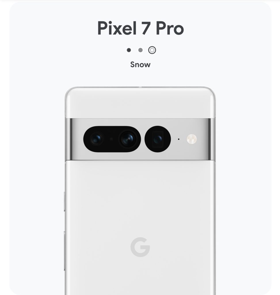 Pixel 7 Pro Renk