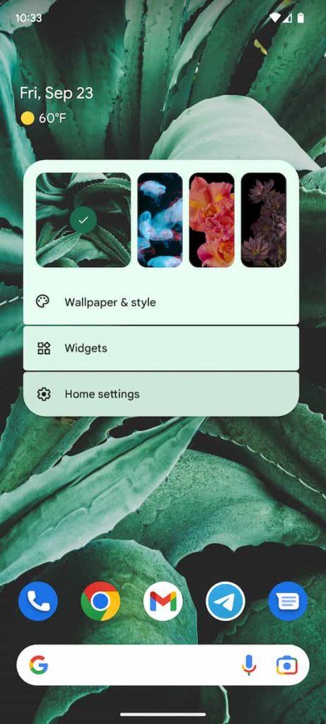 Enable theme icons android 13