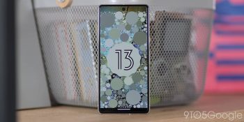 Android 13 Logo on a Pixel 7