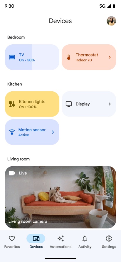 Here S The Thoroughly Rebuilt And Redesigned Google Home App   Google Home App Redesign Devices 1 